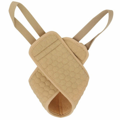Exfoliating Back Scrubber Bath Shower Strap Loofah Spa Skin Body Sponge Brush AU
