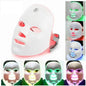 7 Color LED Light Photon Face Mask Neck Rejuvenation Skin Facial Wrinkle Therapy