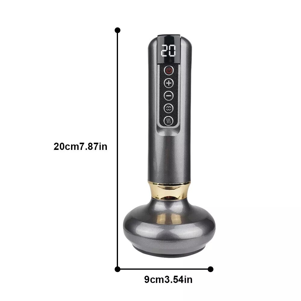 12 Levels Electric Cupping Massager Vacuum Suction GuaSha Anti Cellulite Beauty