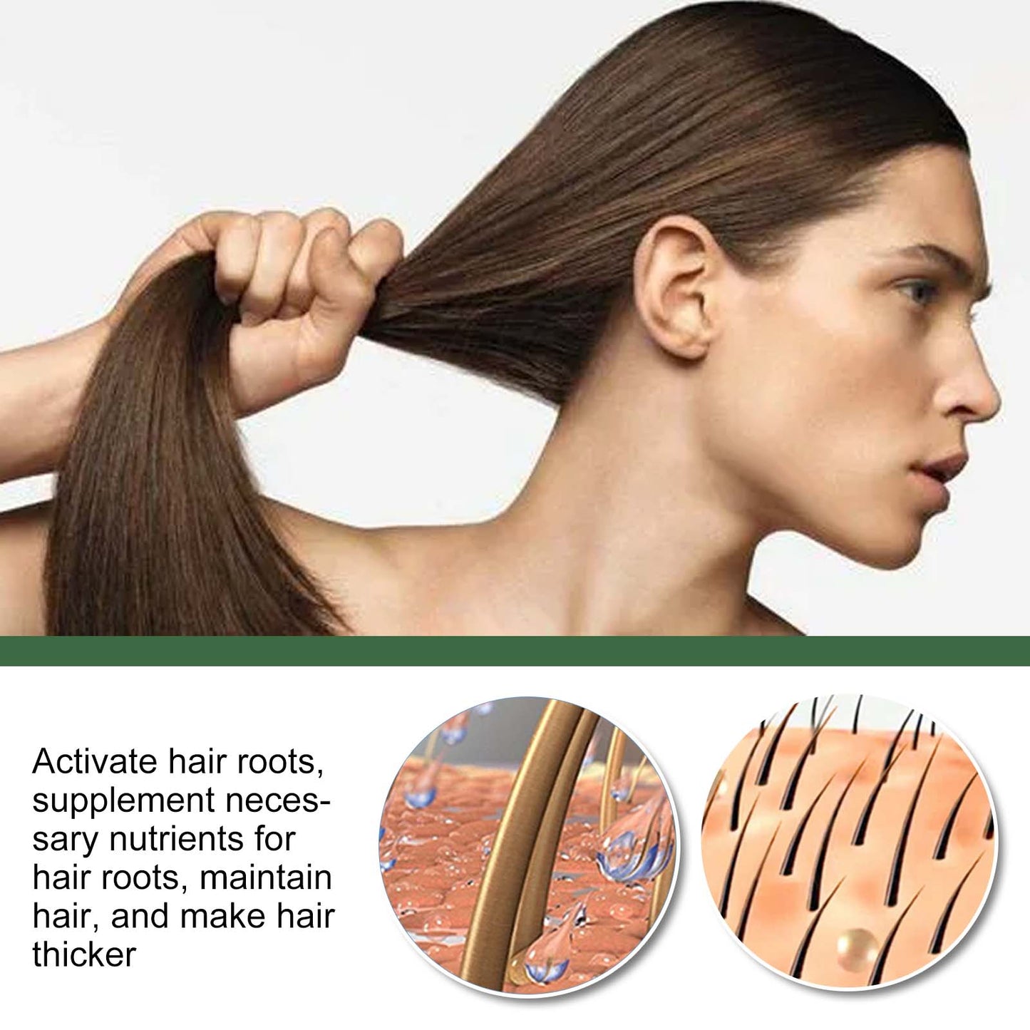 EELHOE Rosemary Oil Capsules, Nourish Hair Roots Prevent The Loss Of Solid Hair And Hair Moisturizing Hair Care Essential Oil