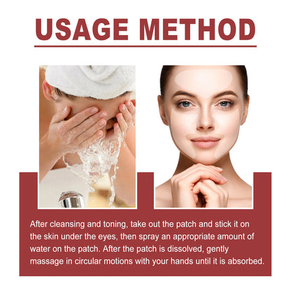 OUHOE Collagen Membrane, Lighten Wrinkles, Bags, Dark Circles, Firm Skin, Plump And Moisturize Eye Rejuvenation Mask