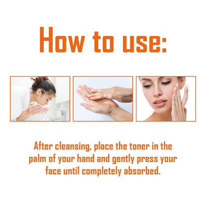West&Month Turmeric Toner, Deep Hydrating Firming And Moisturizing Facial Skin Toner