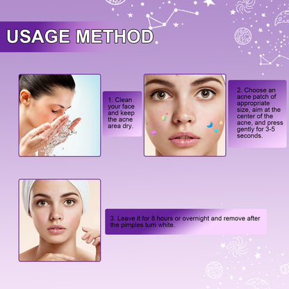 Jaysuing Acne Patches, Lightening Facial Acne Pimples Closed Repair Balance Skin Delicate Pore Care