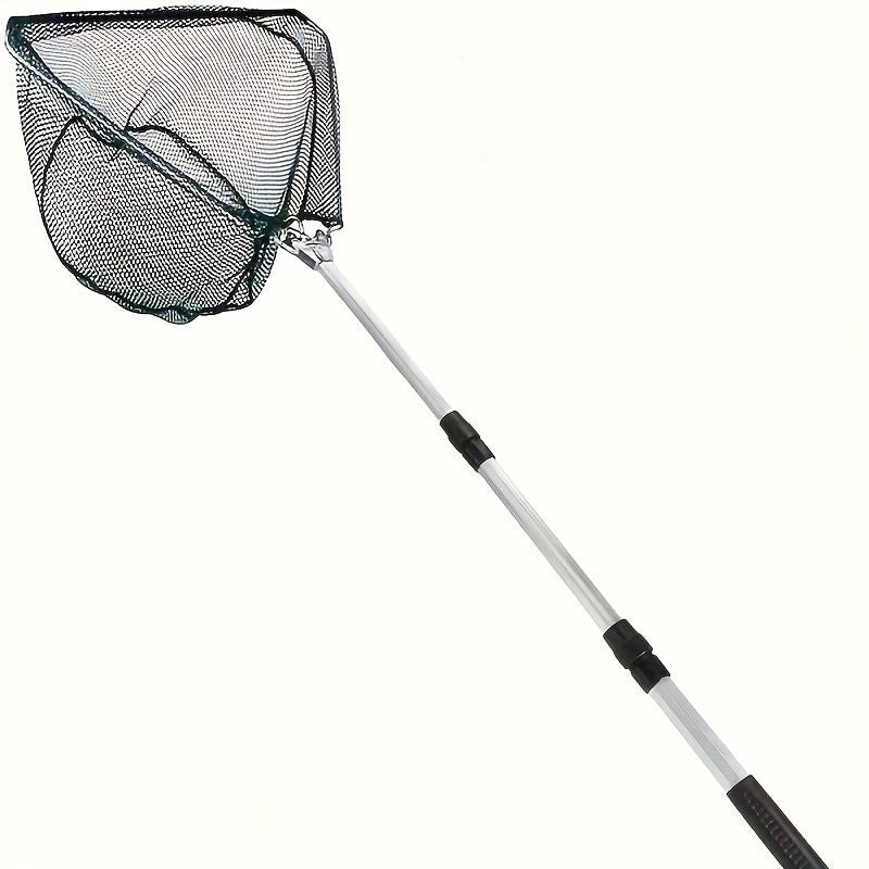 A multifunctional telescopic fishing net, the handle can be extended from 110 cm to 210 cm, which is very suitable for freshwater fishing, suitable for children and adults to use.