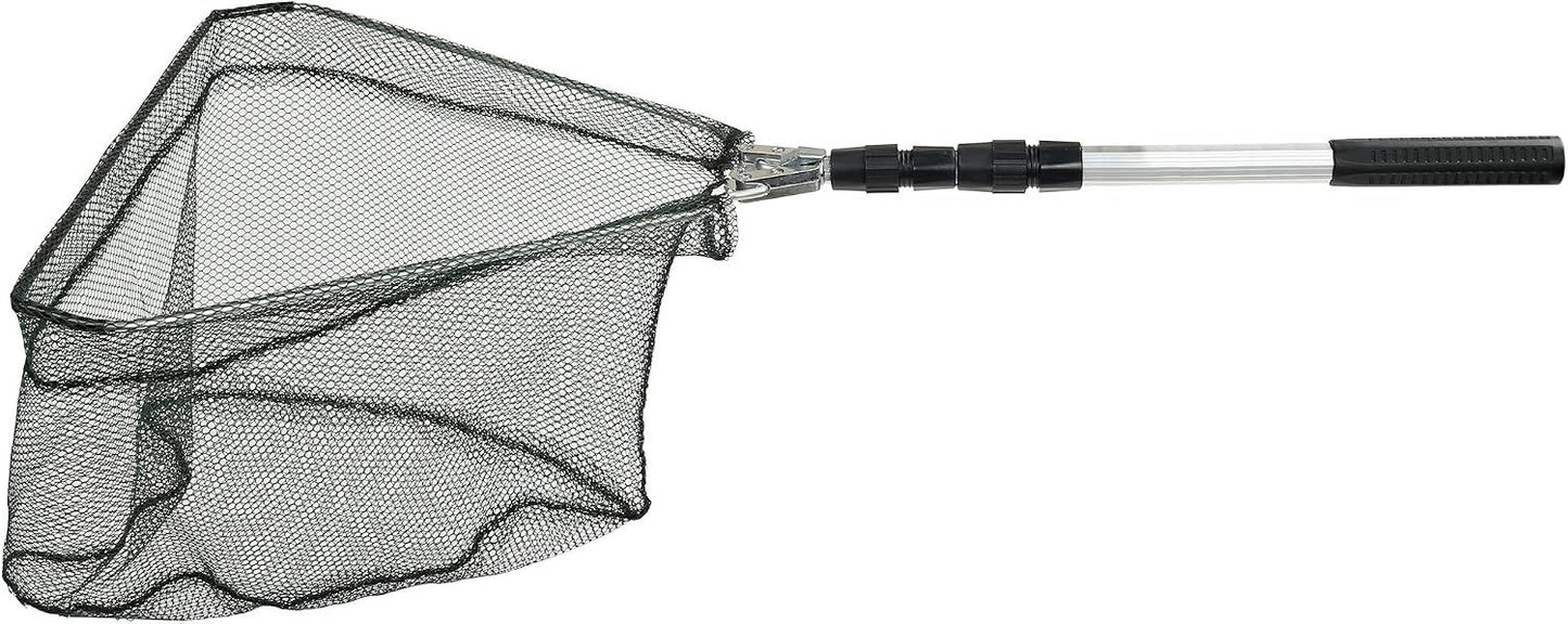 Telescopic Fishing Landing Net, Extendable Freshwater Net for Kids and Adults, Ponds, Lakes, Kayaks and Catch and Release, 102 to 160 cm
