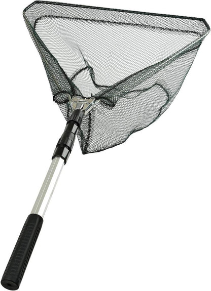 Telescopic Fishing Landing Net, Extendable Freshwater Net for Kids and Adults, Ponds, Lakes, Kayaks and Catch and Release, 102 to 160 cm
