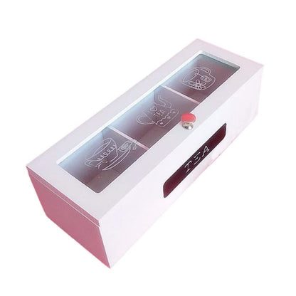 Compartments Bamboo System Tea Bag Storage Box Jewelry Organizer Tea Box Organizer Wood Sugar Packet Container