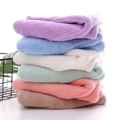 Fast Dry Hair Cap Wrap Towel Quick Drying Turban Bath Head Magic Wrap Hat Spa Au - Green