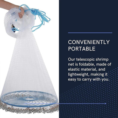 Frisbee Hand Casting Fishing Net Easy Throw Bait Net Swinging Tackle Gear - 360cm