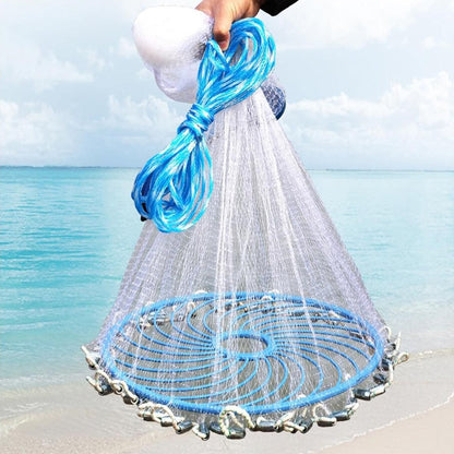 Frisbee Hand Casting Fishing Net Easy Throw Bait Net Swinging Tackle Gear - 360cm