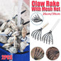 2X Clam Rake Net 5Claw Wood Handle Rake Shell Digging Tool Dig Seafood Tool