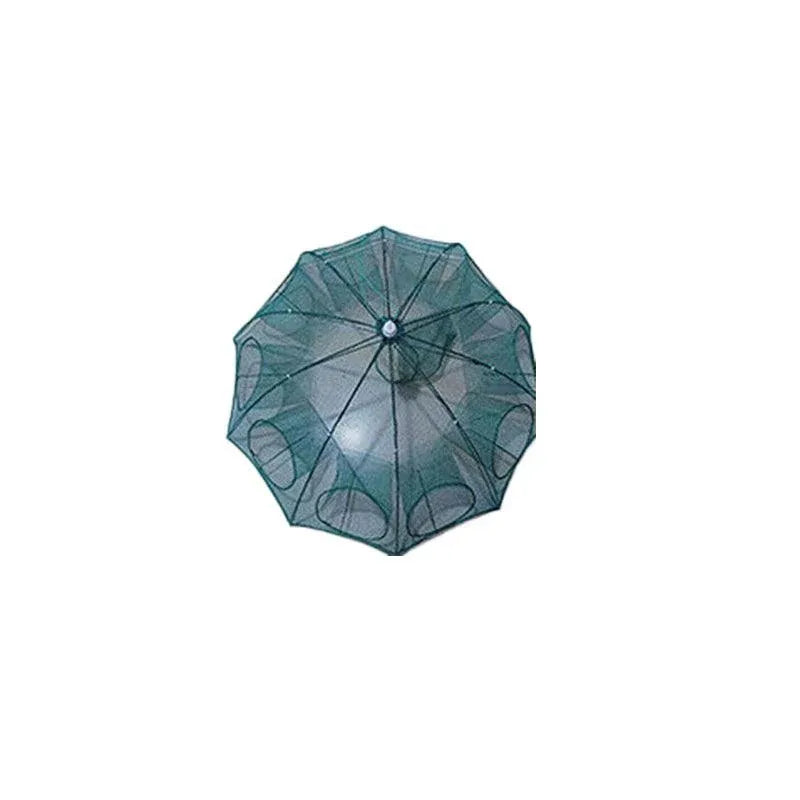 Large Fishing Net Fish Crab Yabbie Trap Minnow Crawfish Shrimp Cage Net Foldable - 10 Side 10 Holes
