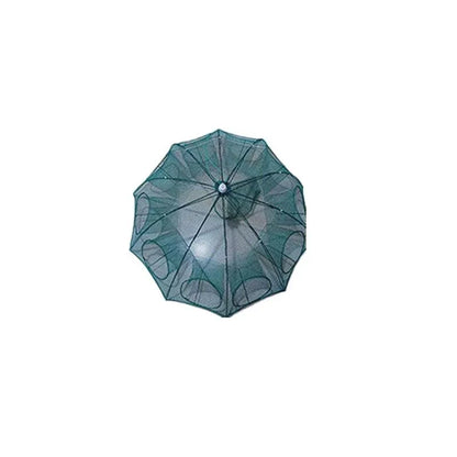Large Fishing Net Fish Crab Yabbie Trap Minnow Crawfish Shrimp Cage Net Foldable - 10 Side 10 Holes