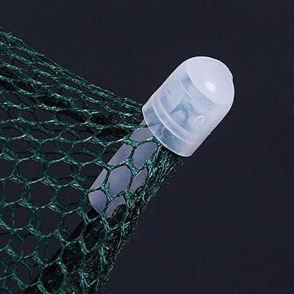 Large Fishing Net Fish Crab Yabbie Trap Minnow Crawfish Shrimp Cage Net Foldable - 10 Side 10 Holes