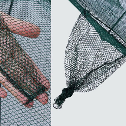Large Fishing Net Fish Crab Yabbie Trap Minnow Crawfish Shrimp Cage Net Foldable - 10 Side 10 Holes