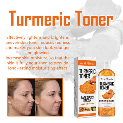 West&Month Turmeric Toner, Deep Hydrating Firming And Moisturizing Facial Skin Toner