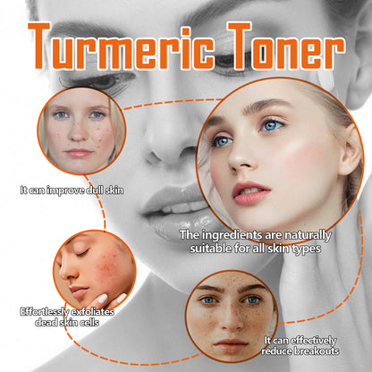 West&Month Turmeric Toner, Deep Hydrating Firming And Moisturizing Facial Skin Toner