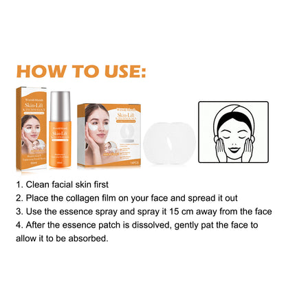West&Month Collagen Eye Mask Spray, Anti-Aging Recombination Anti-Wrinkle Hydrating Anti-Aging Spray