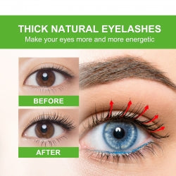 West&Month Castor Oil Eyelash Serum, Natural Slender Long Moist Curl Gentle Black Dense Beautiful